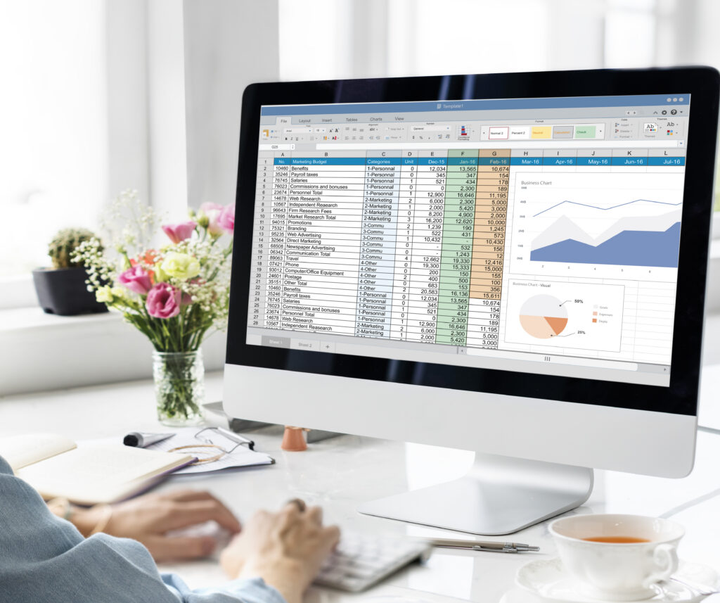 data information report statistics strategy concept